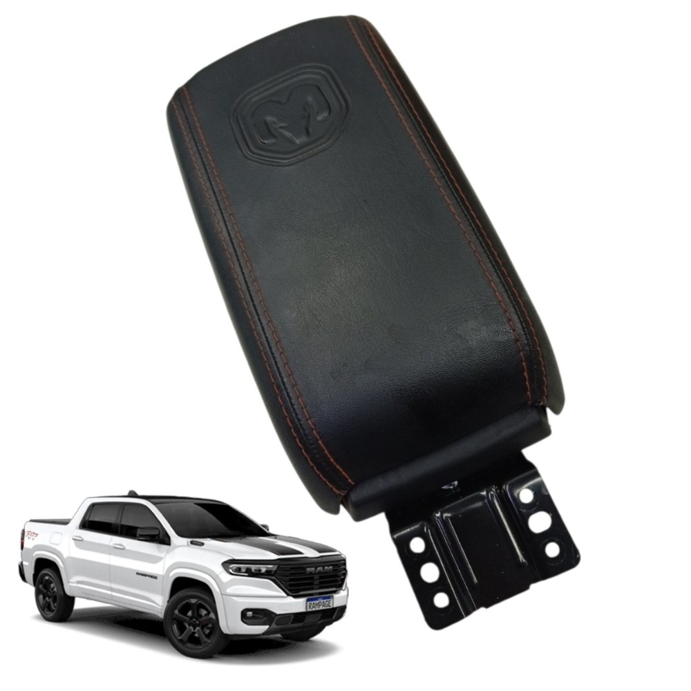 Apoio Braço Console Central Ram Rampage 2026 2025 2024 Preto