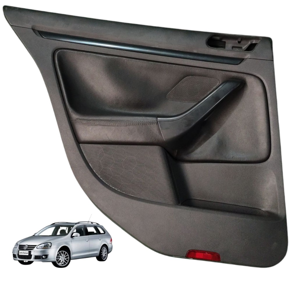 Forro Porta Traseira Esquerda Vw Jetta Variant 2011 2012 Preto 1