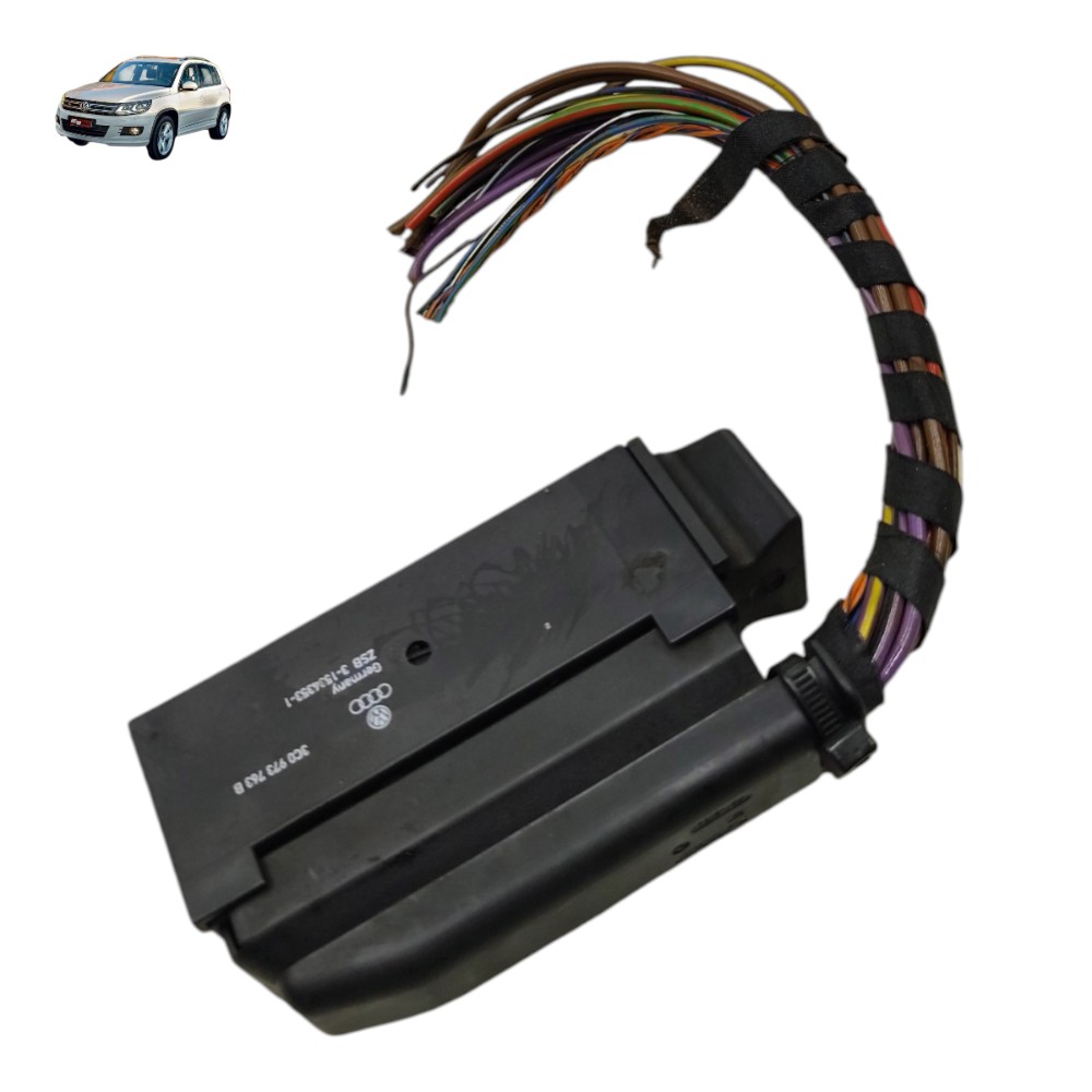Plug Conector Módulo Estacionamento Vw Tiguan 2011 2012 2013 1