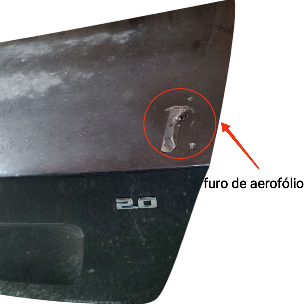 Tampa Traseira Ford Focus Sedan 2009 2010 2011 2012 2013  Preto 5