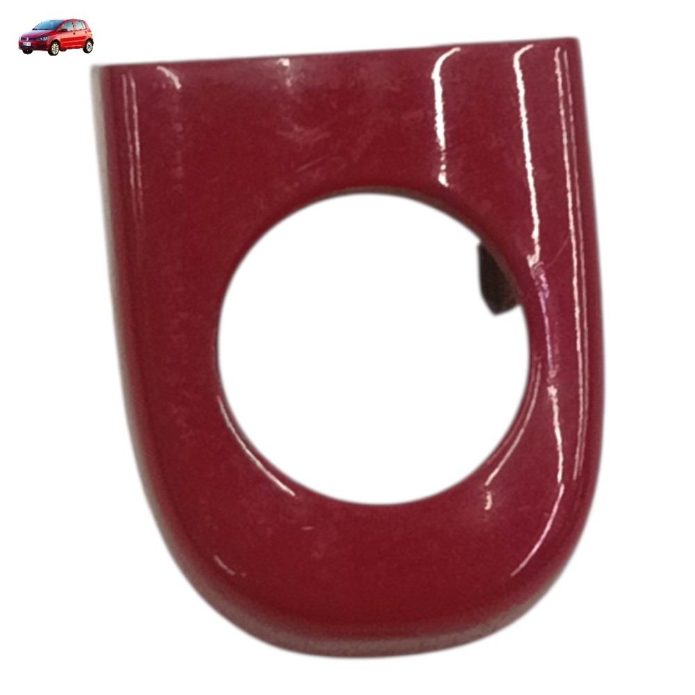 Moldura Miolo Maçaneta Esquerda Vw Fox 2016 2015 2014 2013 Vermelho Dianteira/traseira