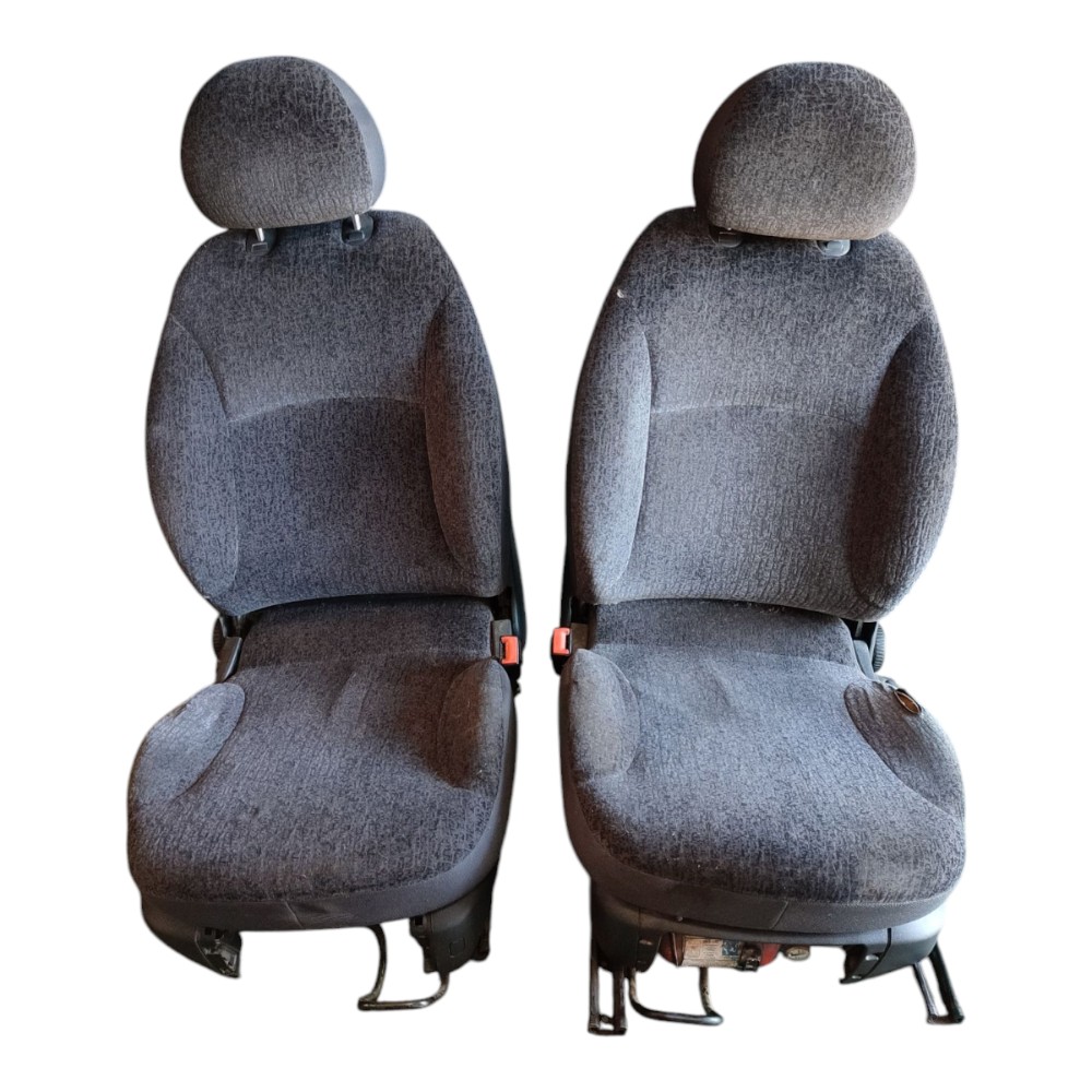 Jogo Banco Tecido Fiat Stilo 2003 2004 2005 2006 2007 2008  Azul/preto 2