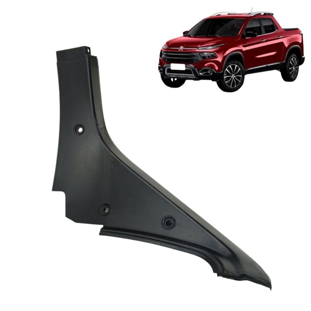 Acabamento esquerdo caçamba Fiat toro 2021 2020 2019 2018