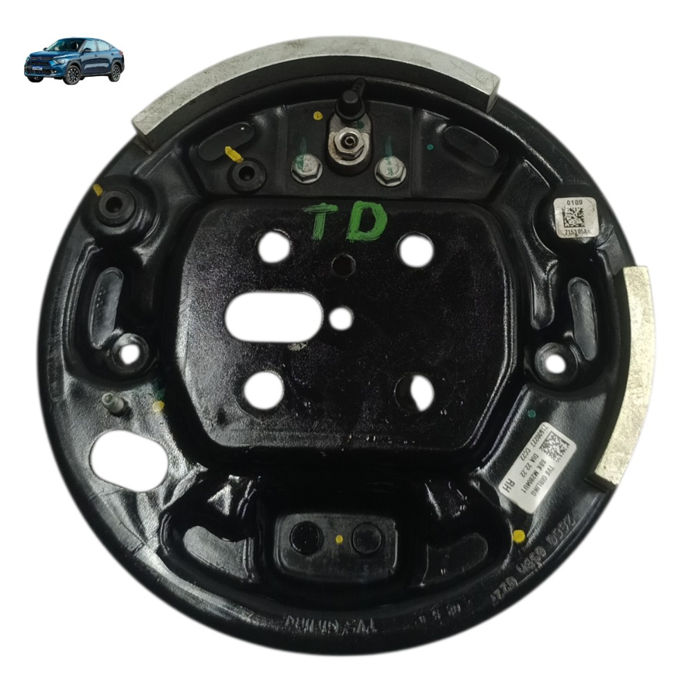 Flange sapata traseira direita Citroen basalt 2025 2024 1