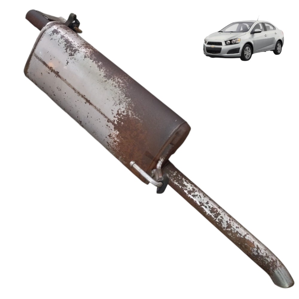 Silencioso traseiro escapamento GM Sonic sedan 2012 2013 14