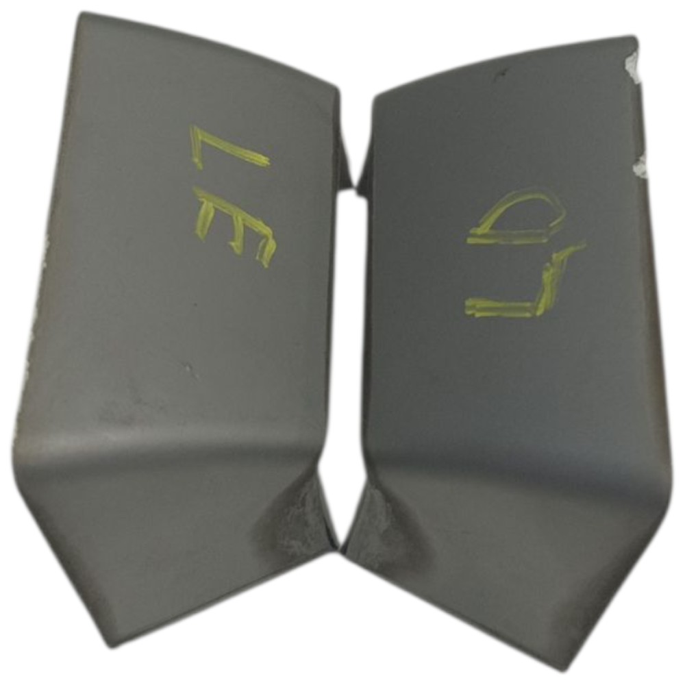 Par Acabamento Rack Teto Gm Captiva 2008 2009 2010 2011 2012 Prata 2