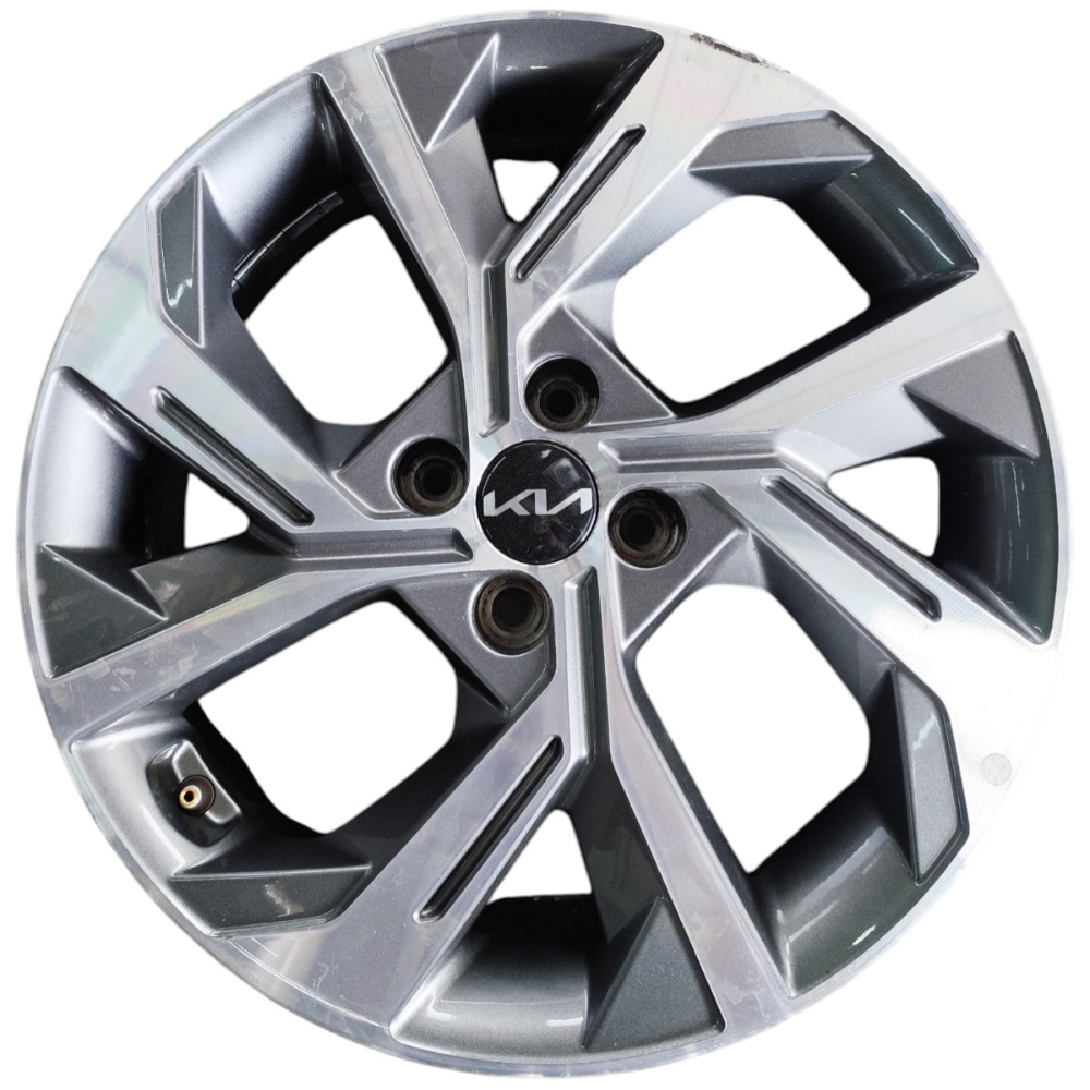Jogo Roda Aro 17 4×100 Kia Stonic 2022 2023 2025 Cinza 4