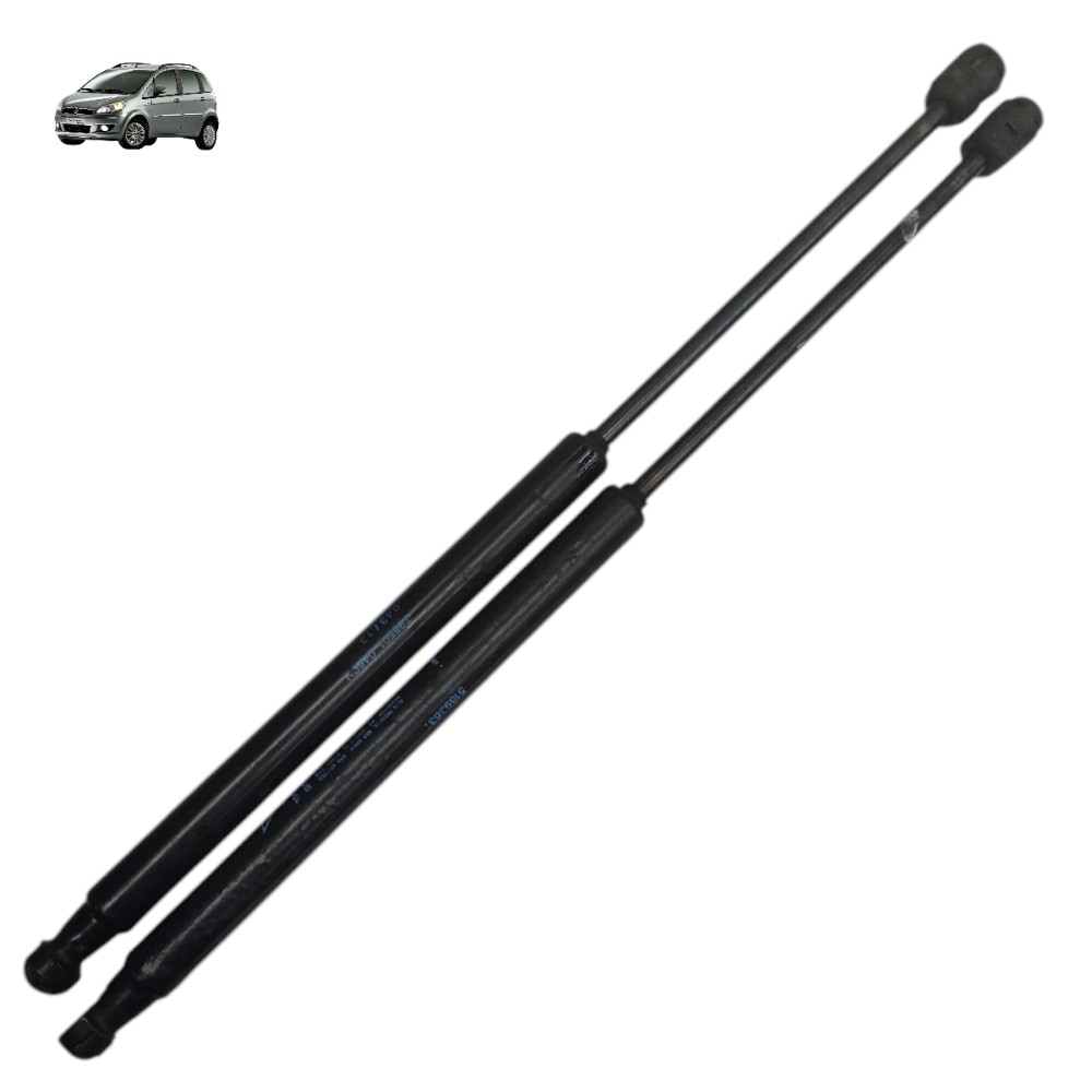 Par Amortecedor Tampa Traseira Fiat Idea 2011 2012 2013 2014 1