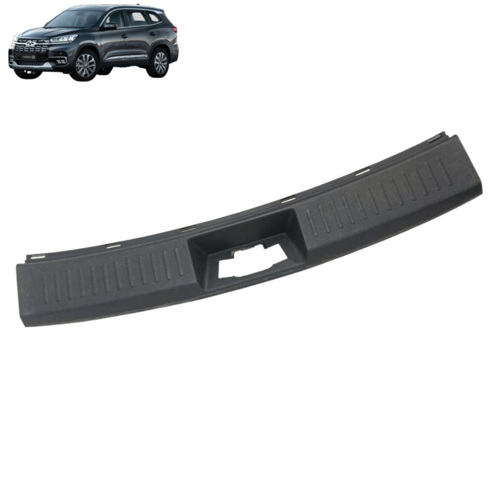 Acabamento Soleira Porta Malas Chery Tiggo 8 2024 2023 2022 Preto