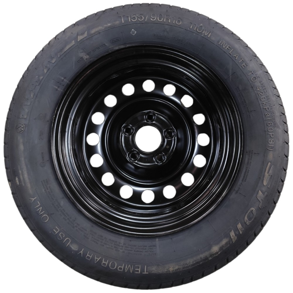 Roda Estepe Fino Aro 16 5×114,3 Hyundai Creta 2026 2025 Preto 4
