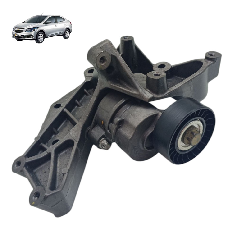Suporte Compressor Com Tensor Esticador Gm Prisma Onix 2015 1