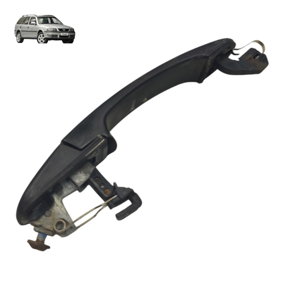 Maçaneta Externa Traseira Direita Vw Parati G3 2001 2002 Preto Traseira