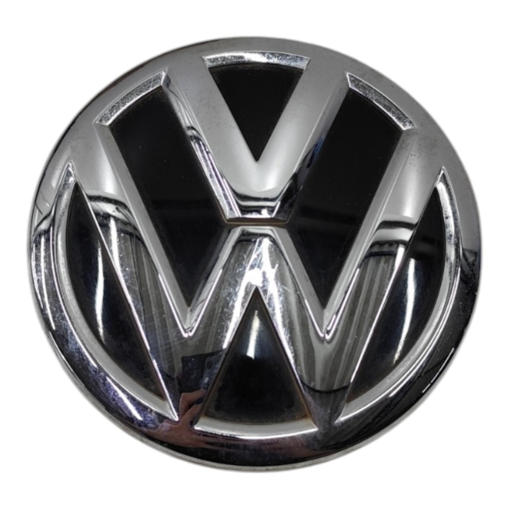Emblema Tampa Traseira Vw Polo 2018 2019 2020 2021 Cromado