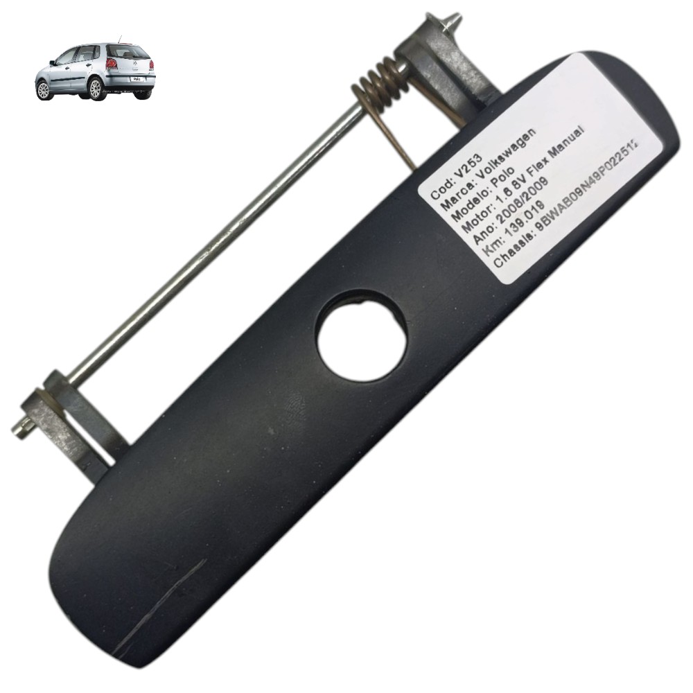 Maçaneta Tampa Traseira Vw Polo Hatch 2008 2009 2010 2011