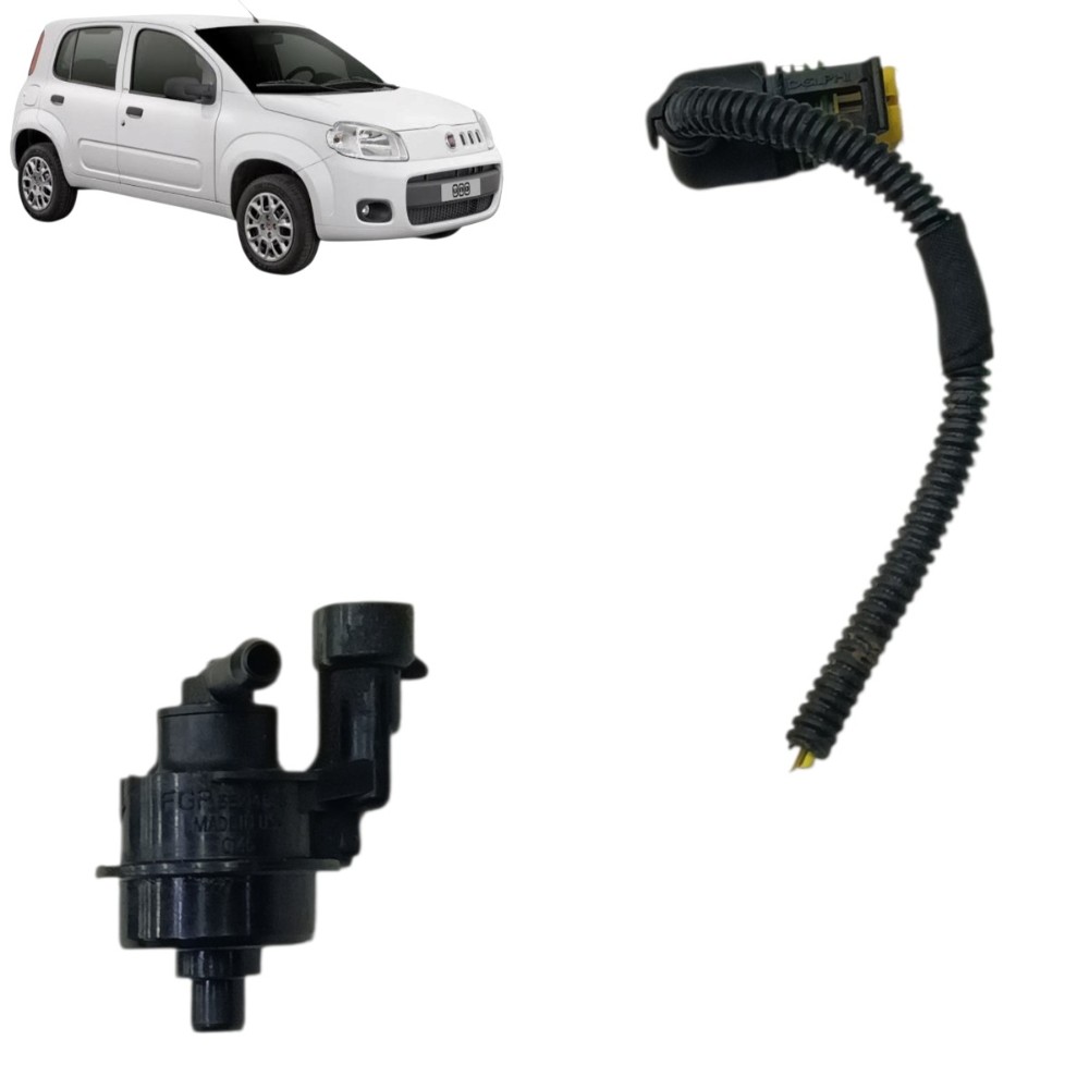 Válvula canister com plug conector fiat uno Vivace 1.0 2014