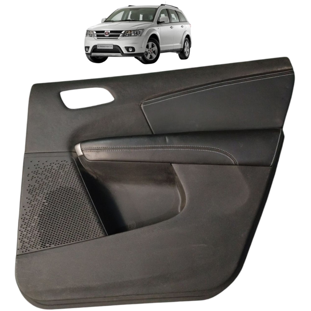 Forro Porta Traseiro Direito Fiat Freemont 2012 2013 2014 Preto 1