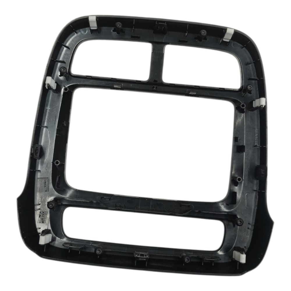 Moldura Central Painel Multimidia Renault Kwid 2022 2023 Preto 2