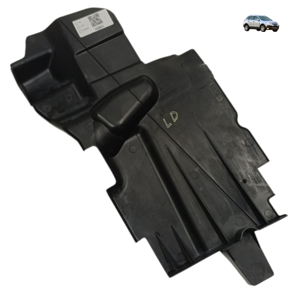 Defletor lateral direito radiador GM Captiva 2.4 2009 2010 1