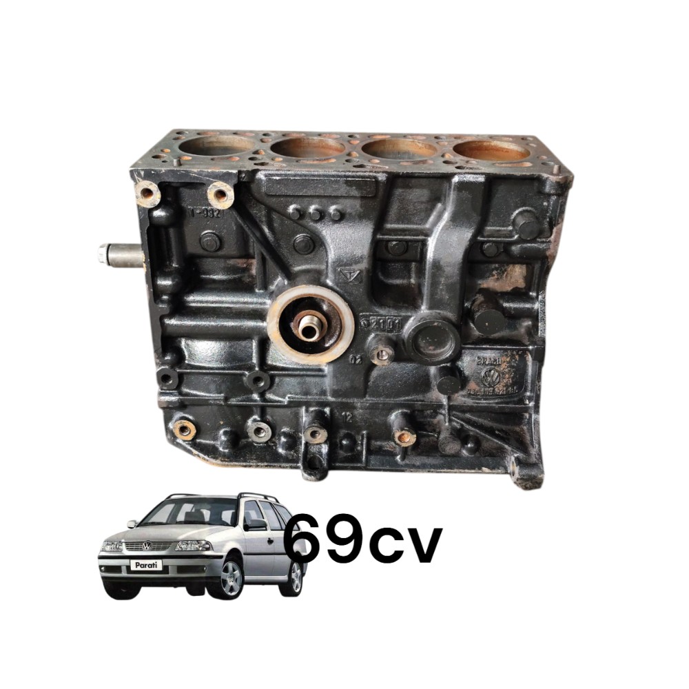 Bloco Motor Vw Parati Gol G3 1.0 16v 69cv Medida 0.50 C Nota