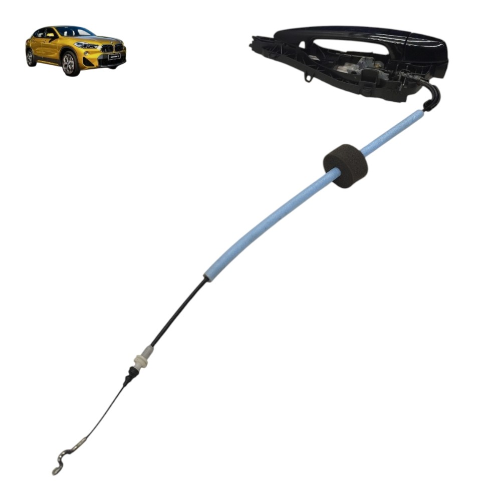 Maçaneta Externa Traseira Esquerda Bmw X2 2018 2019 Preto Traseira 1