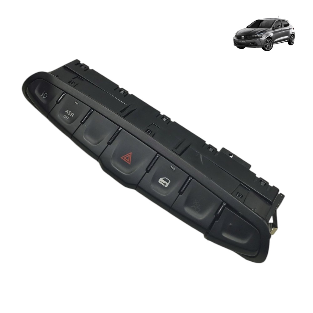 Botão pisca alerta trava desembaçador fiat argo 2024