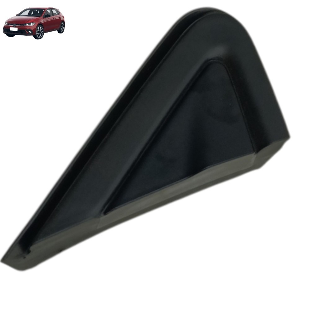 Moldura externa retrovisor direito vw polo 2026 2025 2024