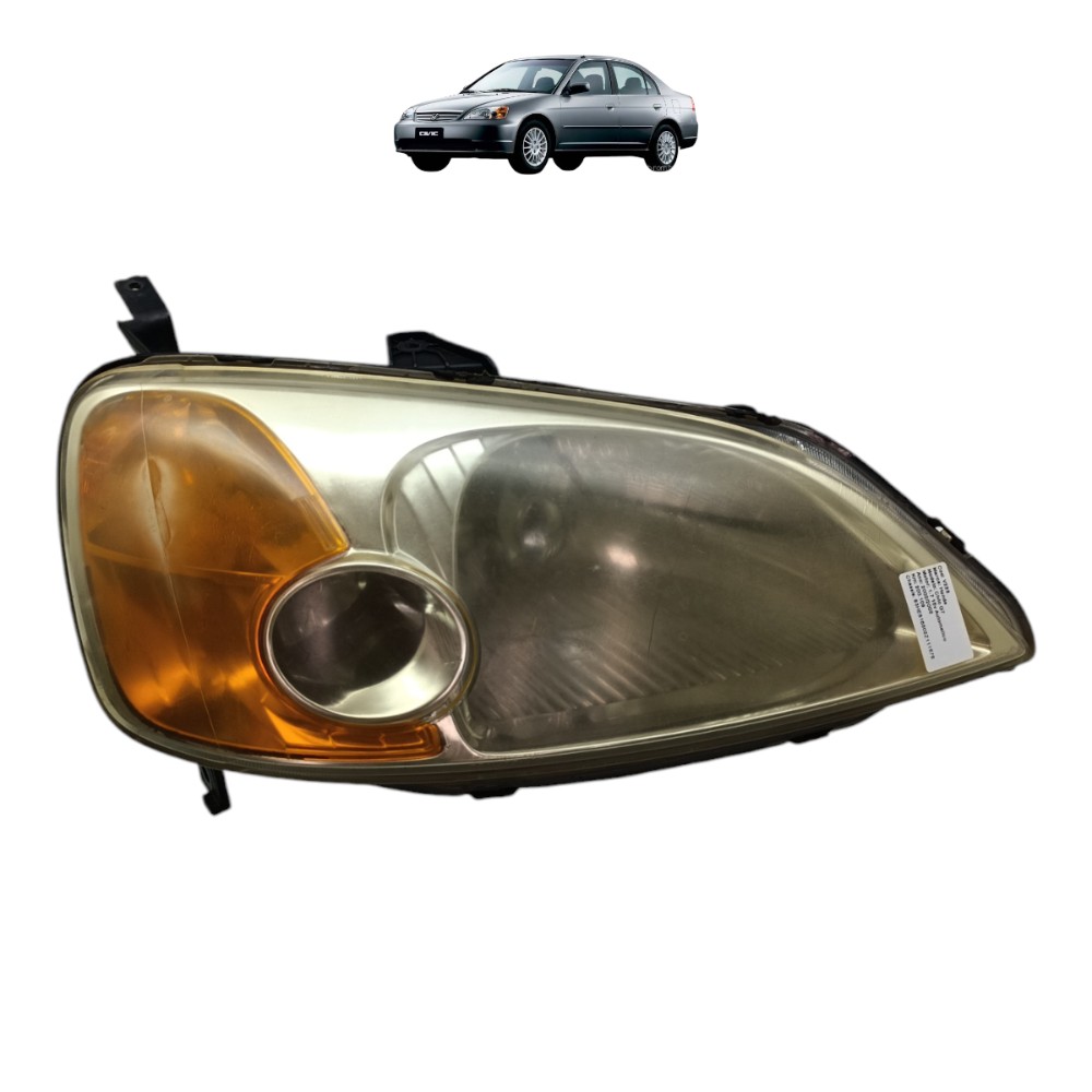 Farol Direito Honda Civic G7 2001 02 03 04 05 06 Original  Direito/passageiro 1