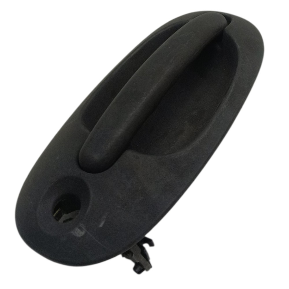 Maçaneta Externa Dianteira Esquerda Chrysler Caravan 2000 99 Preto Dianteira 2