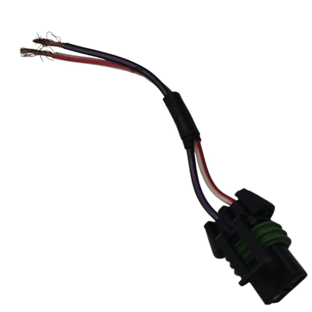 Plug conector motor vidro dianteiro Fiat Idea 2012 2013 2014 2