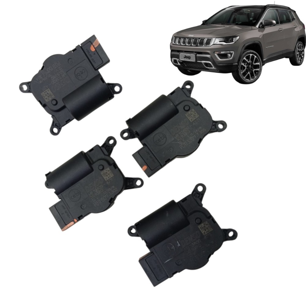 Jogo Motor Atuador Caixa Ar Jeep Compass 2.0 2018 2019 2020