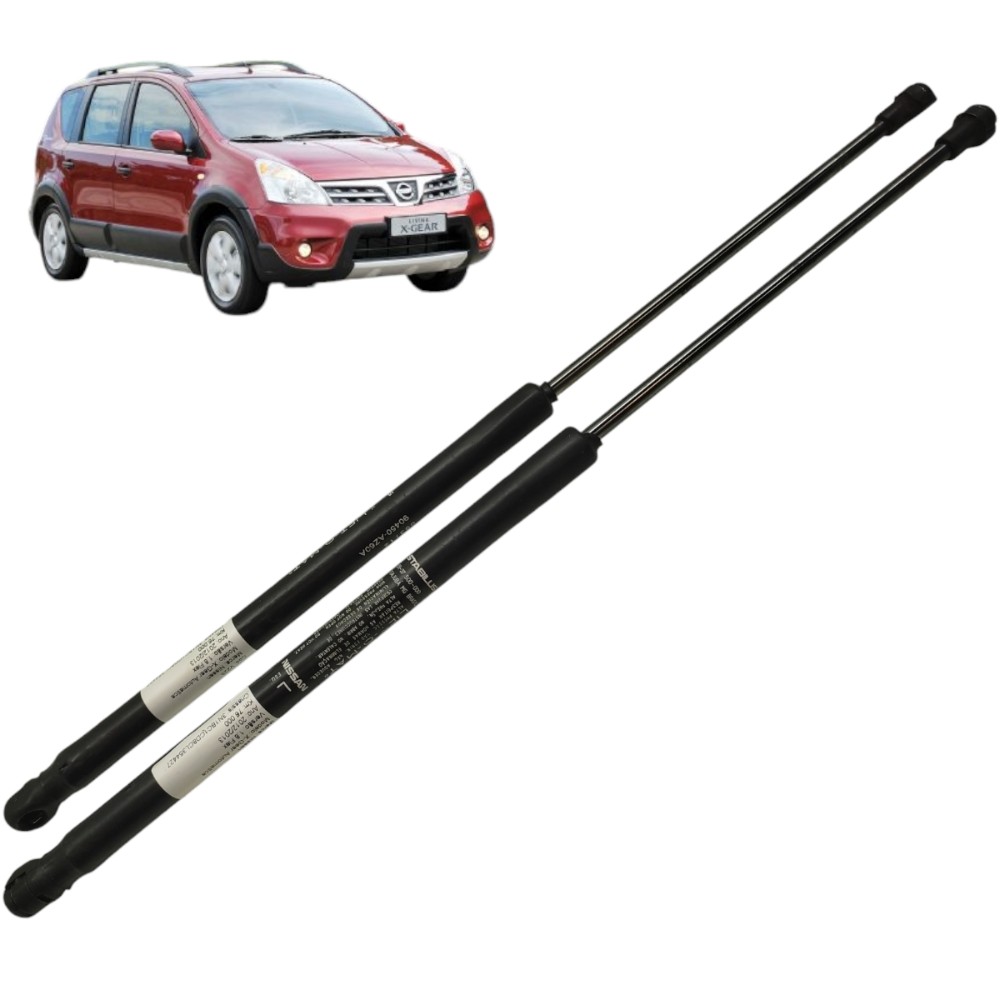 Par Amortecedor Tampa Traseira Nissan Livina 2011 2012 2013 1