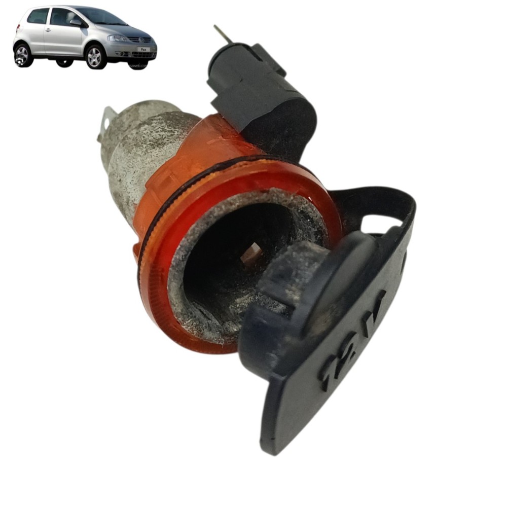 Entrada Auxiliar 12v Vw Fox 2003 Até 2008