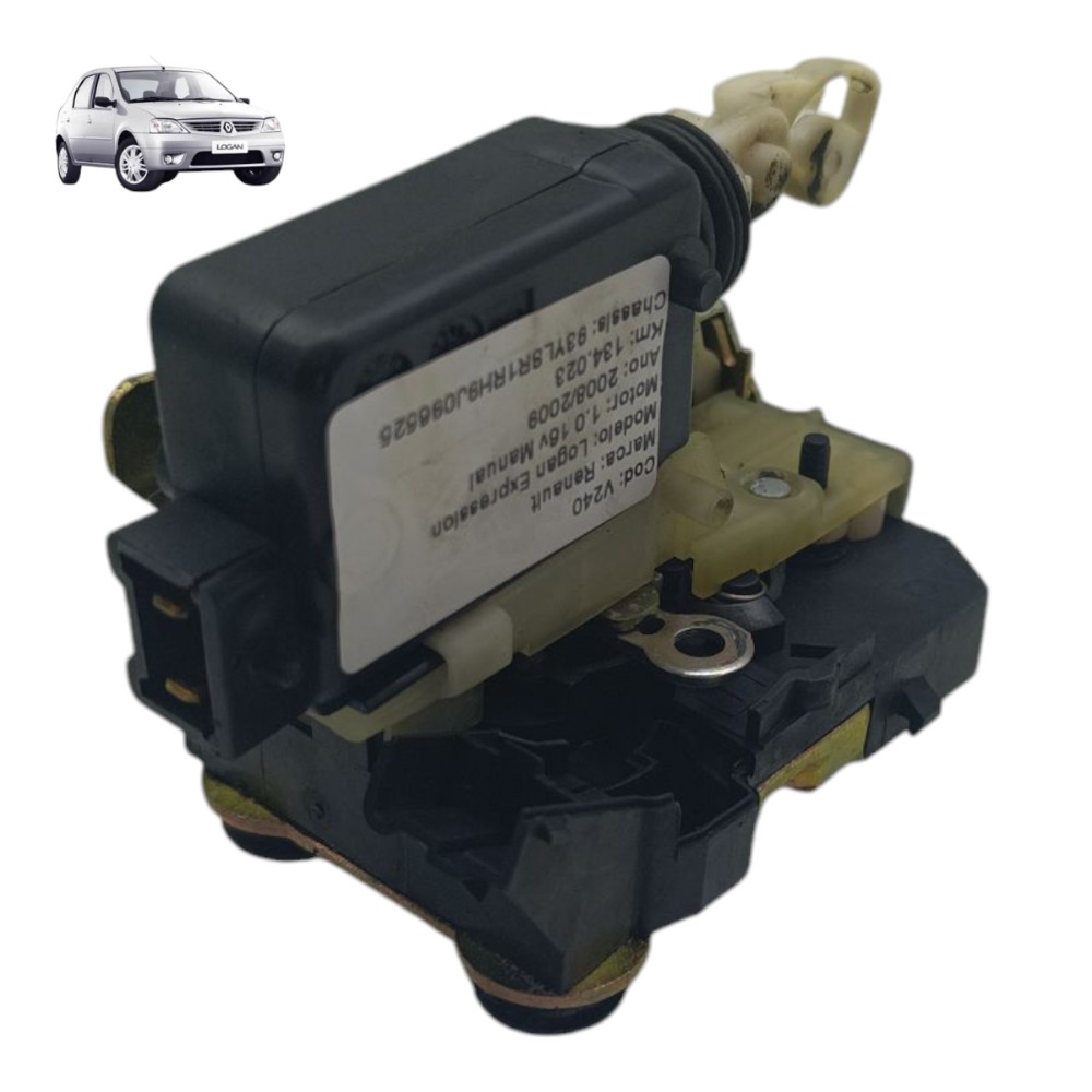 Fechadura Porta Traseira Esquerda Renault Logan 2007 Á 2012 1