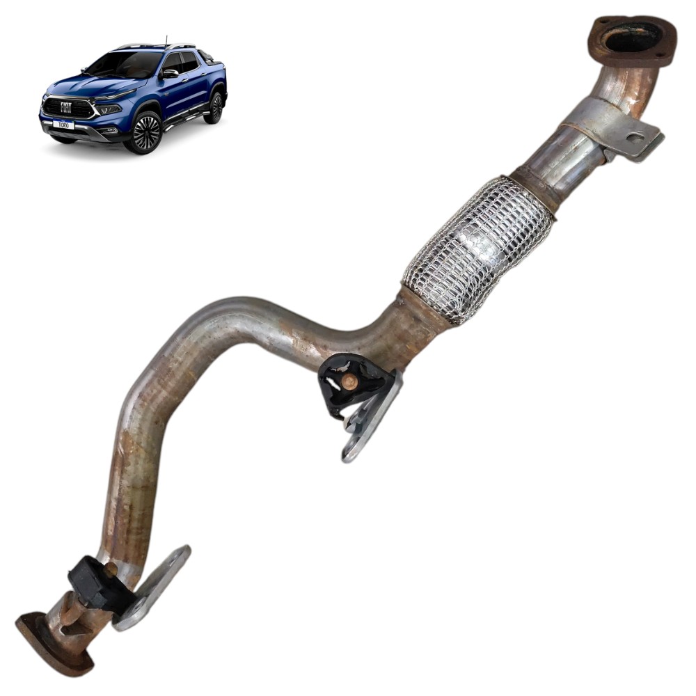 Escapamento flexível Fiat toro 2.0 2025 2024 2023 2022 2021 1