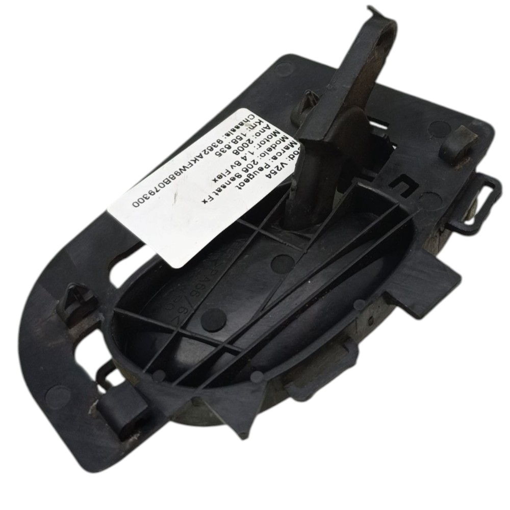 Maçaneta Interna Porta Traseira Direita Peugeot 206 2008 09 3