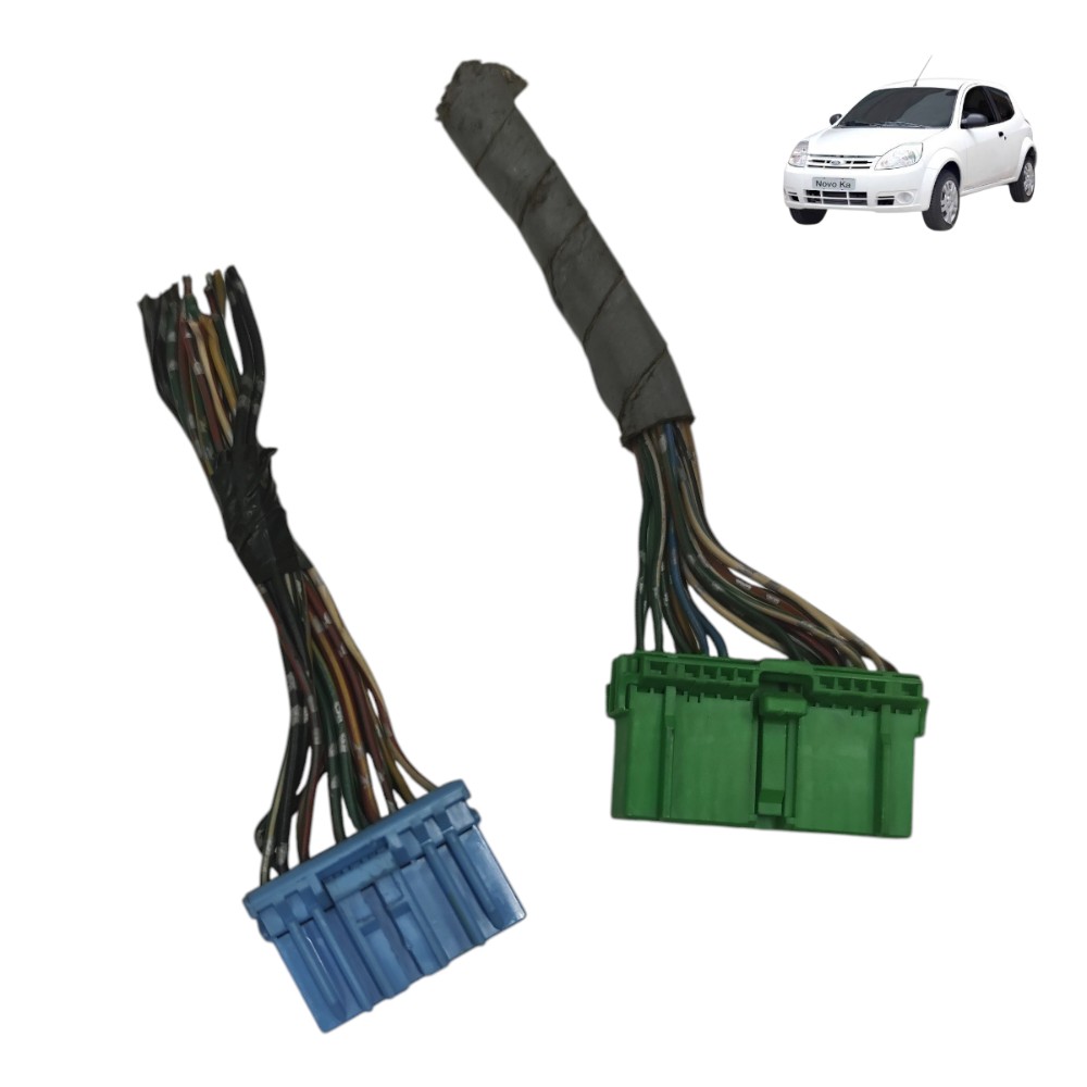 Par plug conector painel instrumentos Honda Fit 1.4 16v 2004 1