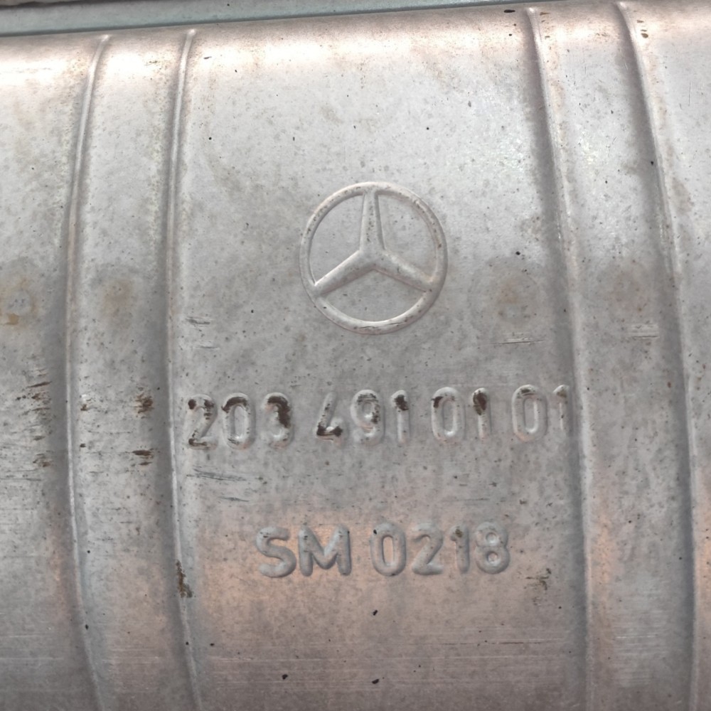 Escapamento Abafador Mercedes C230 Kompressor 2003 2004 2005 5