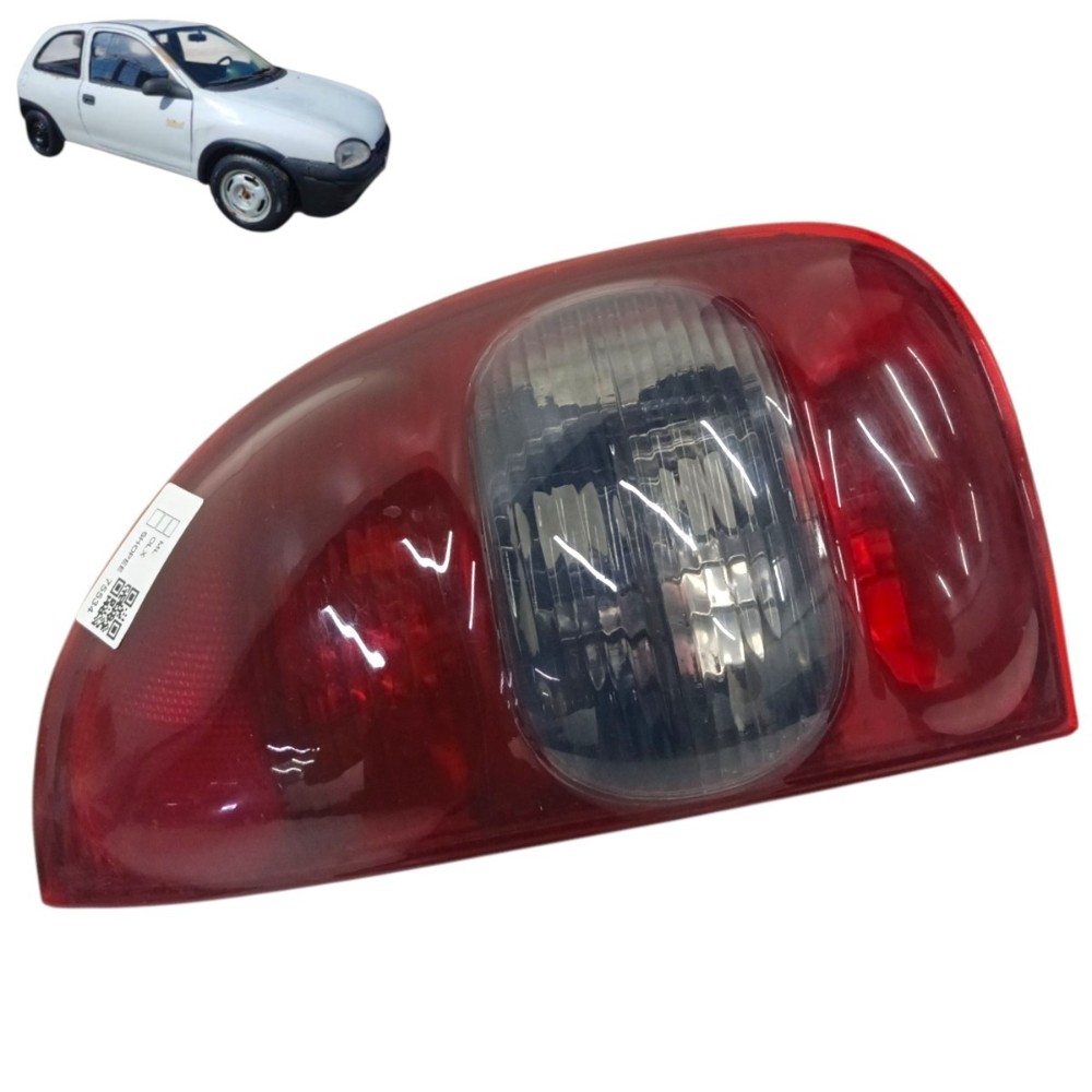 Lanterna Traseira Direita Gm Corsa 1997 1998 1999 2000 2001 Direito/passageiro Vermelho/transparente