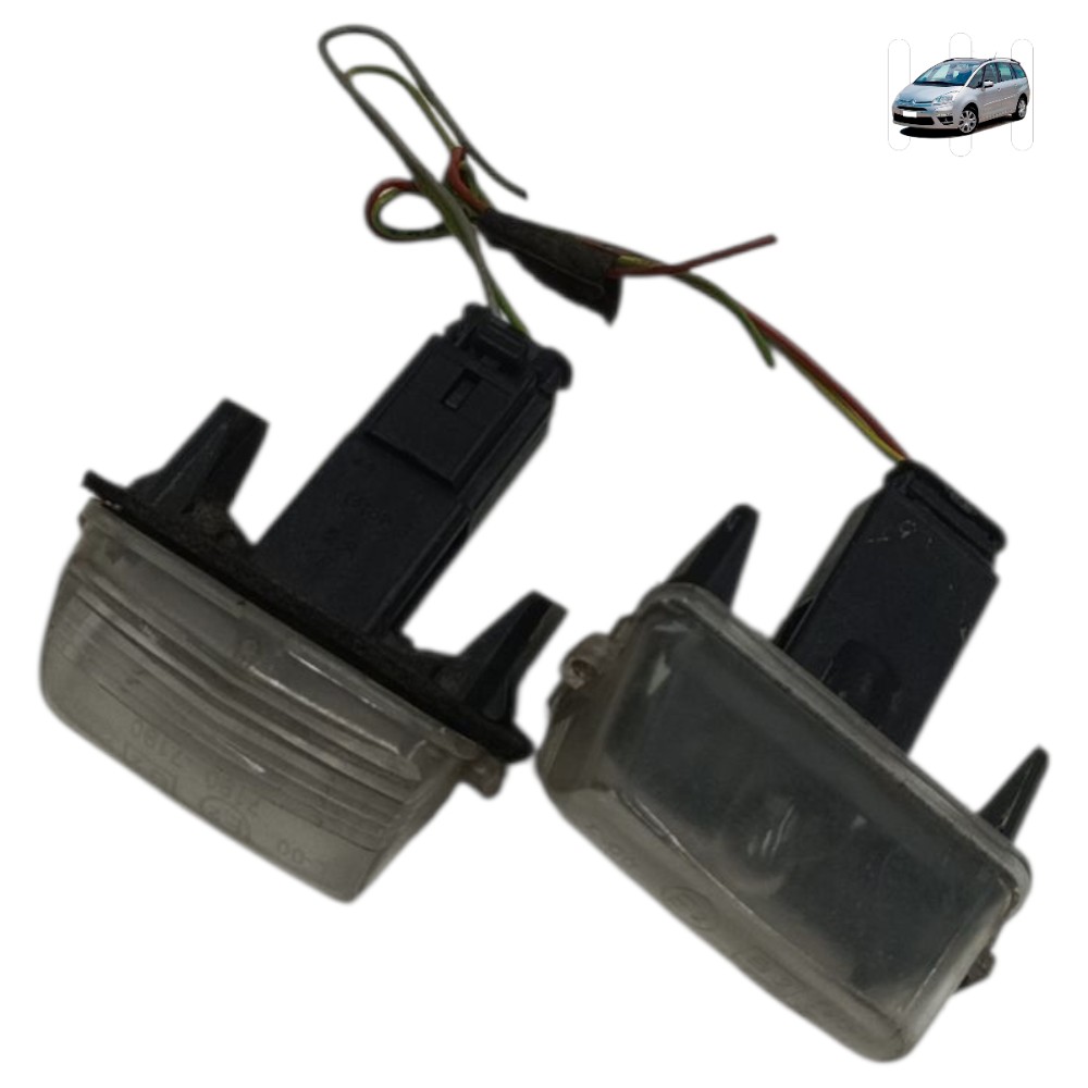 Par Luz placa Citroen Grand C4 Picasso 2007 2008 2009 2010