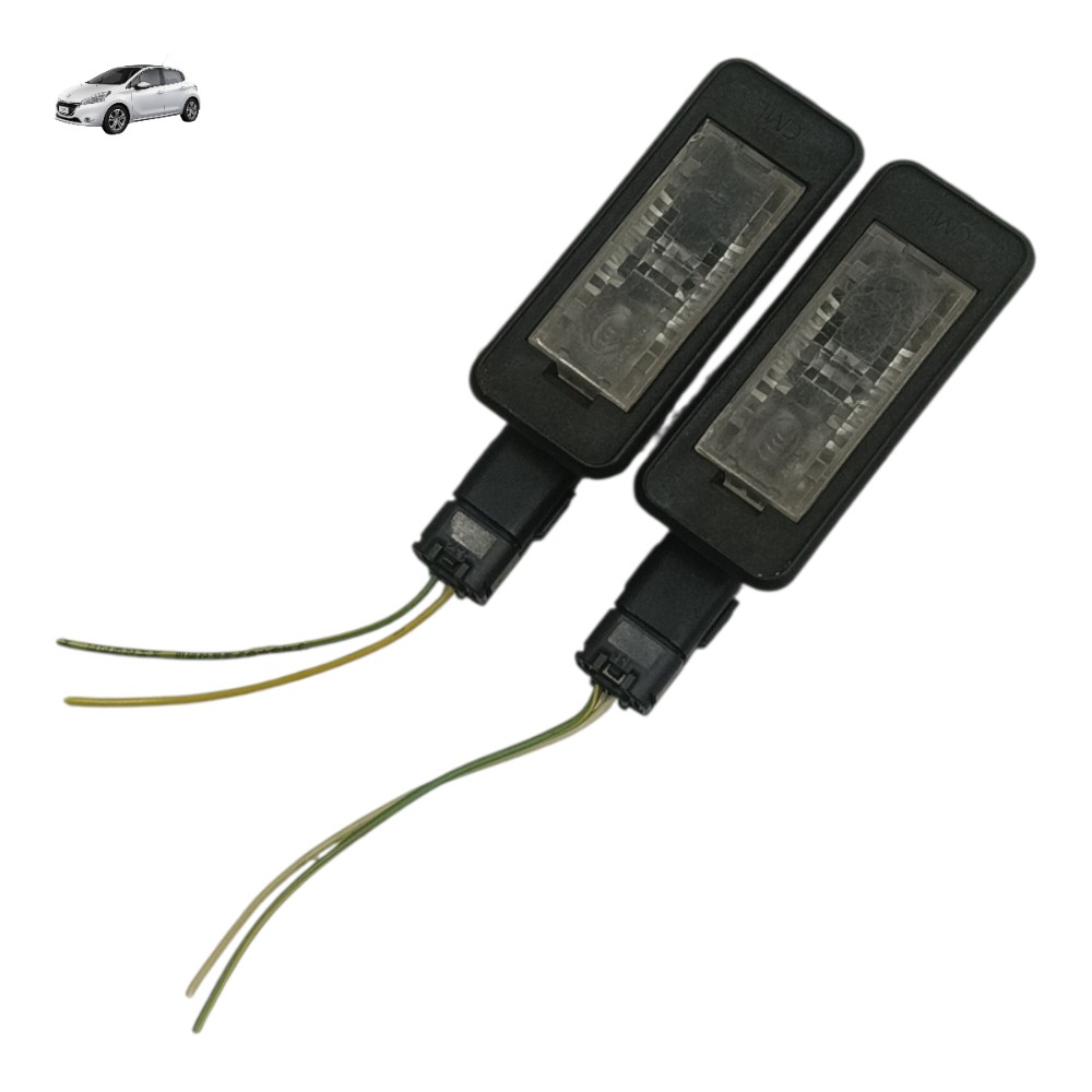 Luz placa traseira Peugeot 208 2014 2015 2016 2017 2018 2019