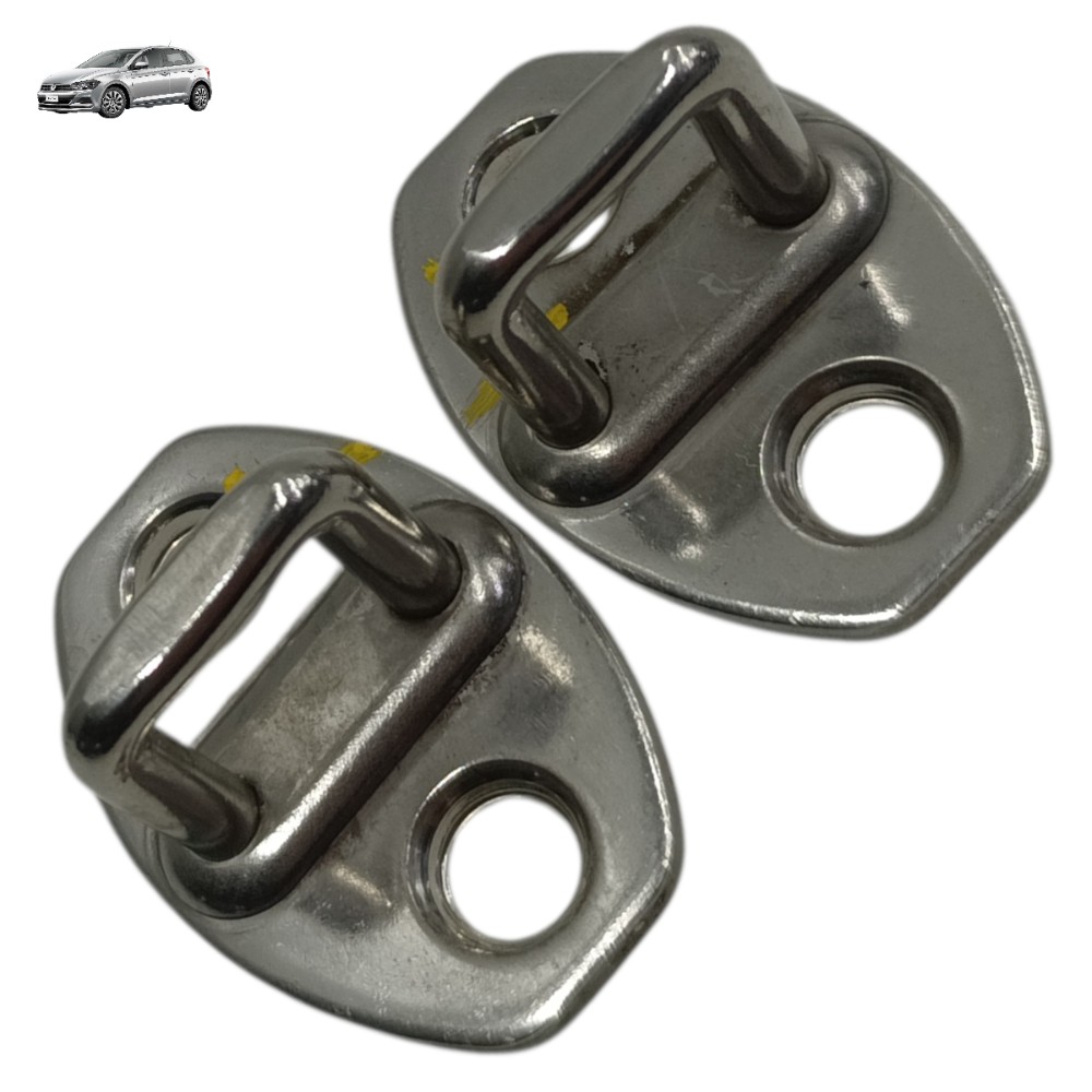 Par batente fechadura porta vw polo 2017 2018 2019 2020 2021