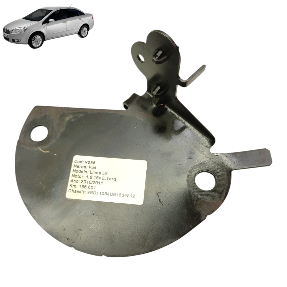 Defletor Protetor Caixa Câmbio Fiat Linea 1.8 2010 2011 2012 1