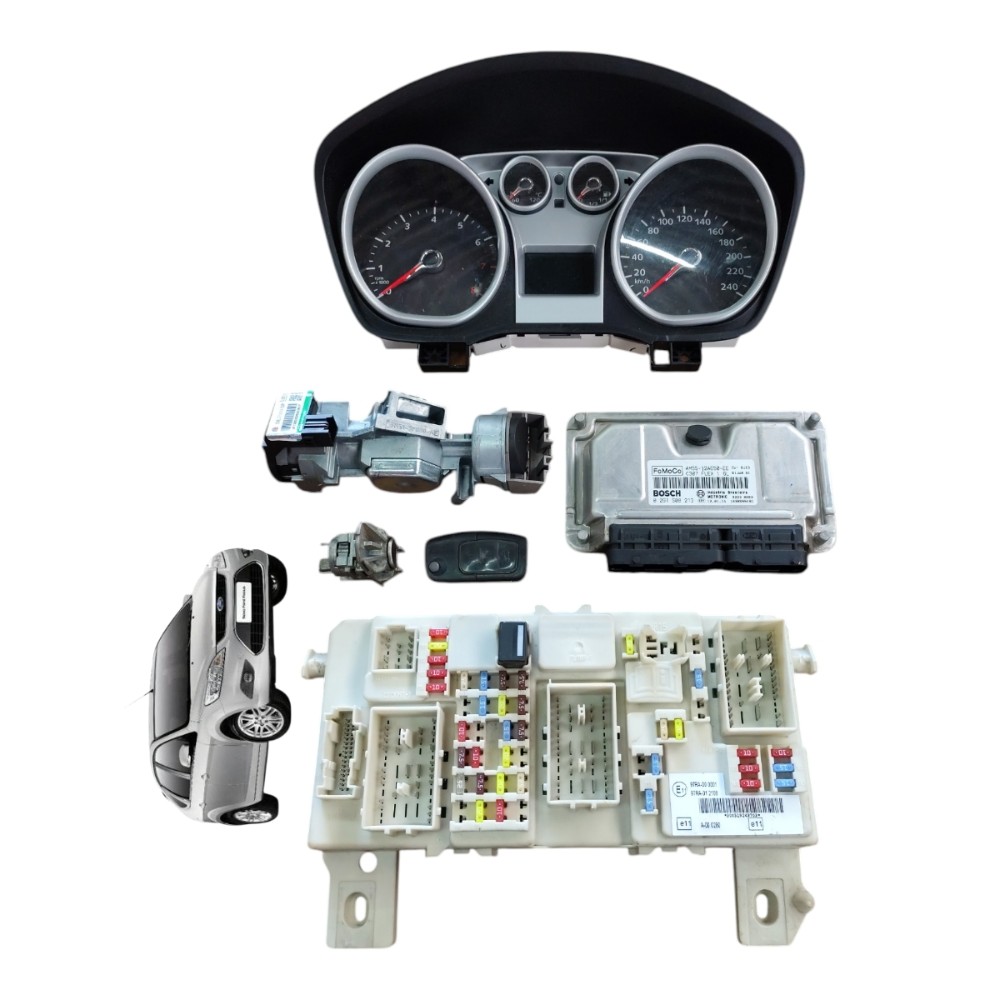 Kit Code Módulo Injeção Ford Focus 1.6 16v Sigma 2012 2013