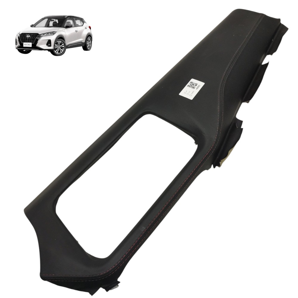 Moldura multimídia painel central Nissan kicks 2020 2019 18