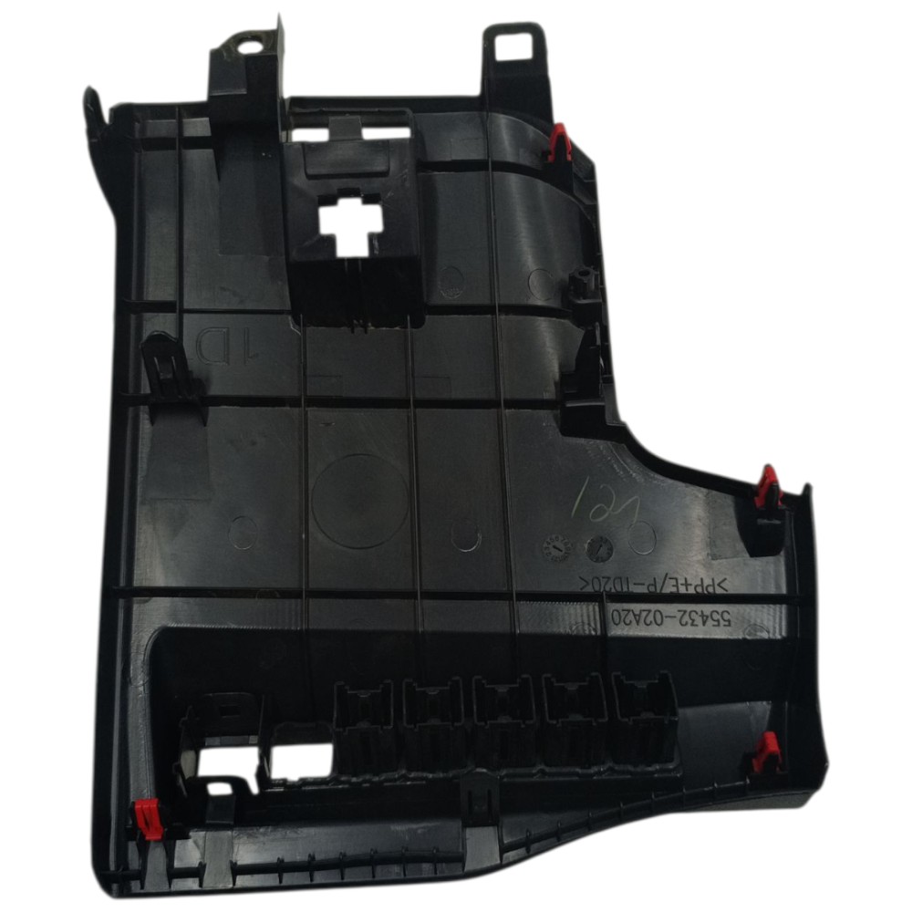 Acabamento Moldura Esquerda Painel Toyota Corolla 2022 2023 Preto Moldado 3