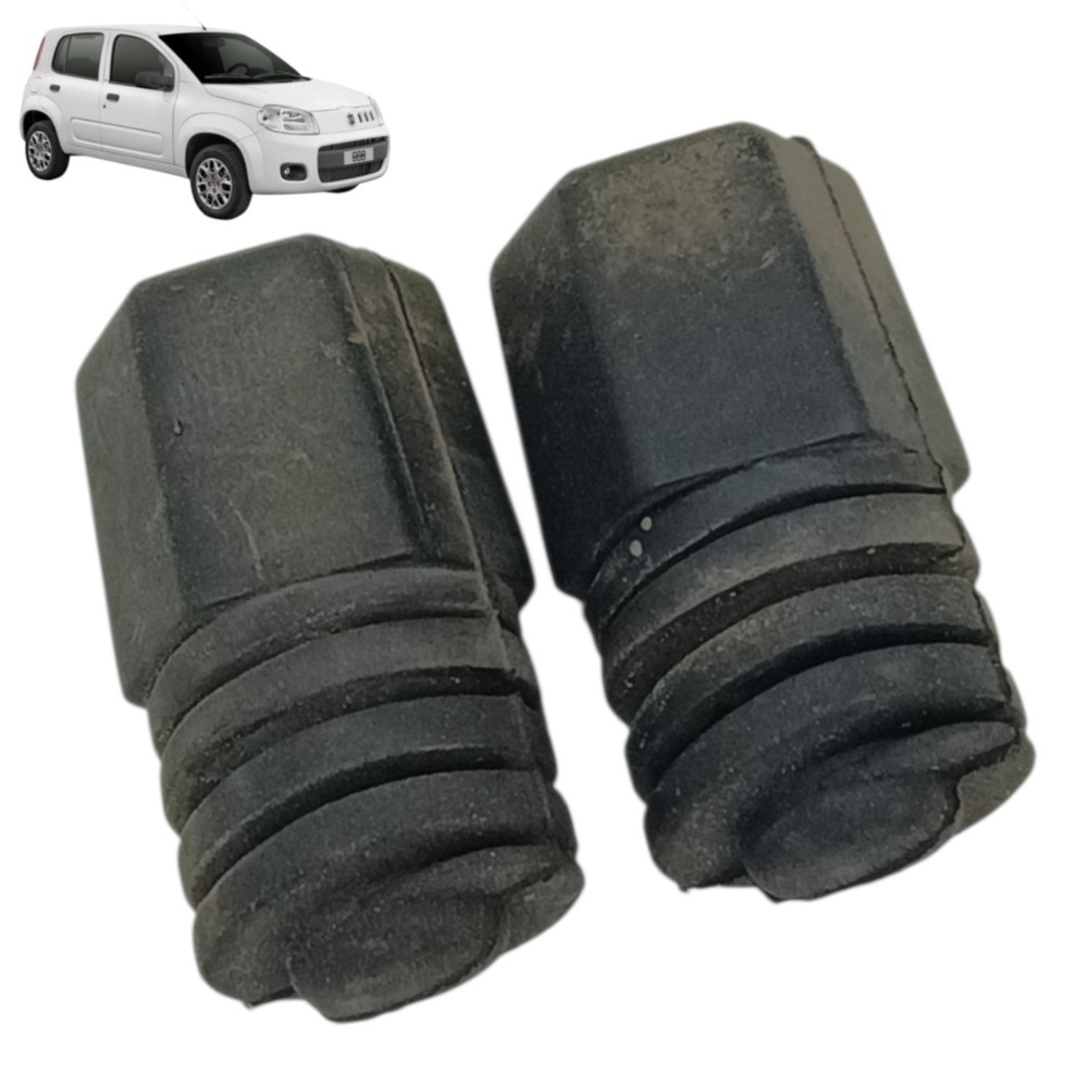 Par batente borracha tampa traseira fiat uno Vivace 2013 14