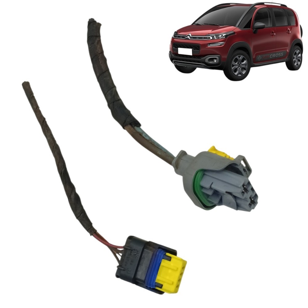 Par Plug Conector Resistência Ventoinha Citroen Aircross 18