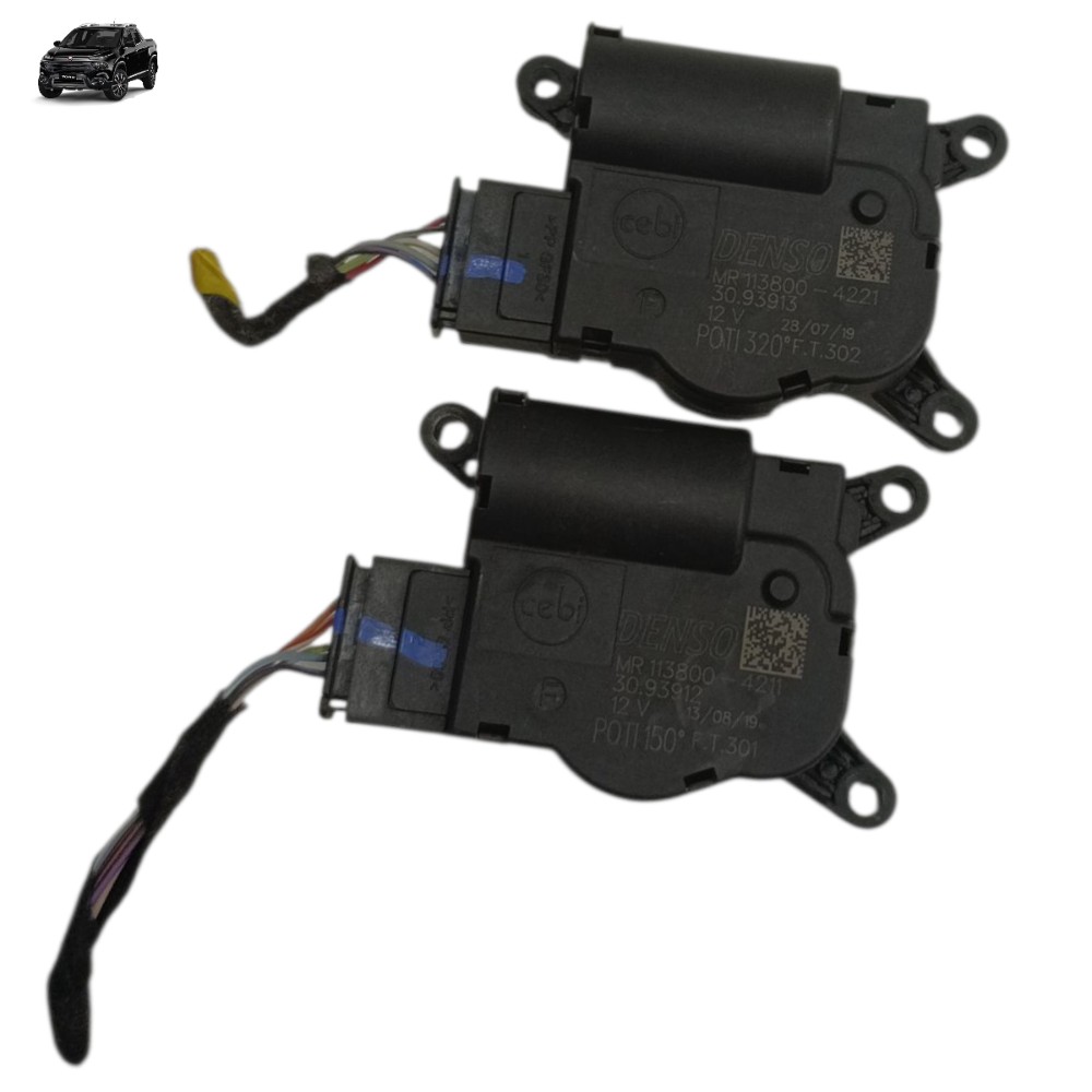 Par Motor Atuador Comando Ar Fiat Toro 2018 2019 2020 2021 1