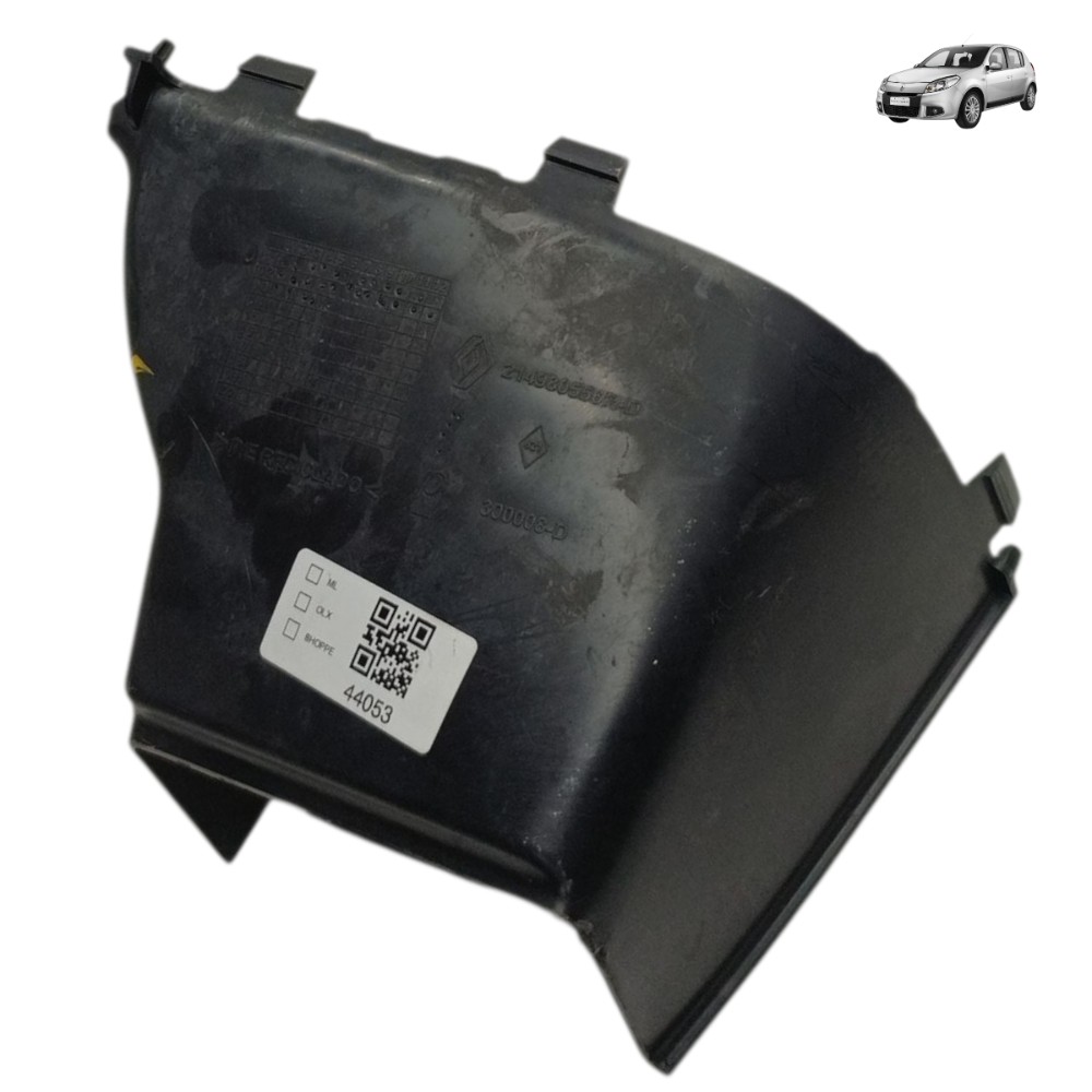 Suporte direito grade parachoque Renault sandero 2014 2013 1