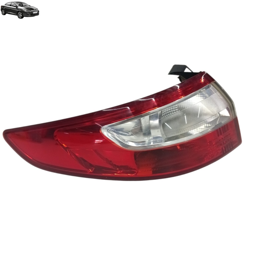 Lanterna Esquerda Renault Fluence 2012 2013 Esquerdo/motorista Vermelho/transparente